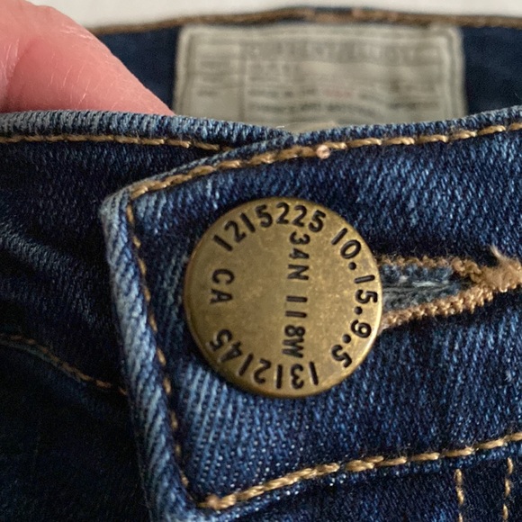 Current / Elliott The Stiletto Skinny Jean Cavalier Blue wash Size 25 - Picture 6 of 12